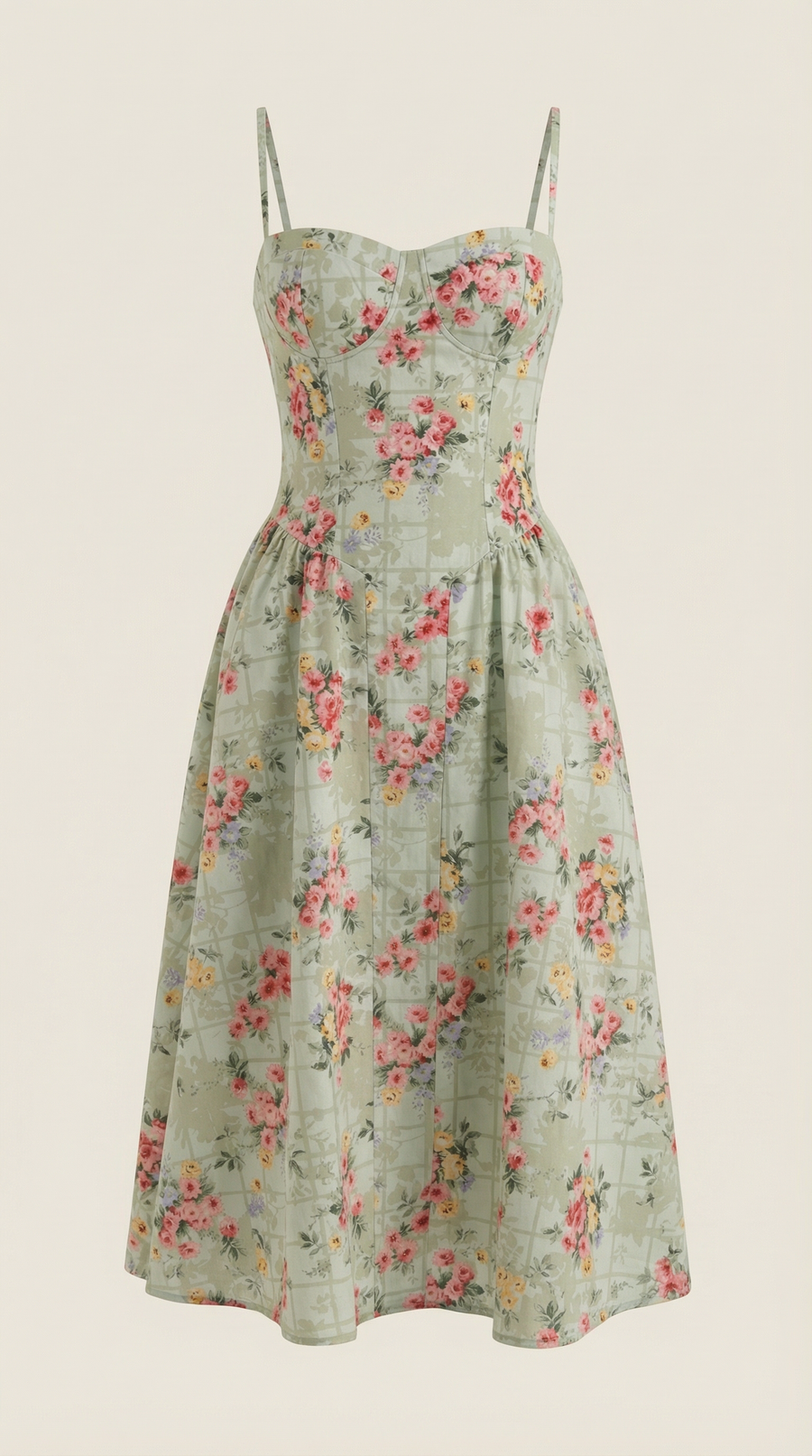 Odette | Vestido midi Corsé
